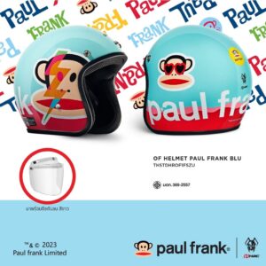 1-หมวกกันน็อค OF Helmet Paul Frank-ฟ้า OF Helmet Paul Frank (BLU)